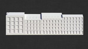 Architektur Modellbau Fassadenmodell